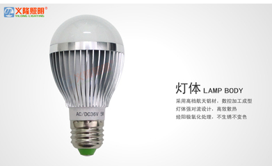 【36vLED燈泡48v12v24vled節(jié)能燈低壓球泡機床冷庫夜市地攤礦山應急】價格,廠家,圖片,LED球泡燈,中山市義隆照明-